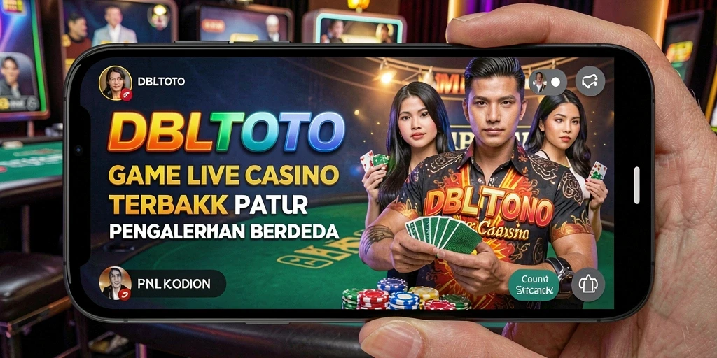 Tampilan gameplay Live Casino yang mengasyikkan di DBLTOTO.