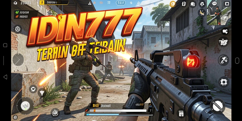 Screenshot gameplay IDN777 menampilkan aksi tembak-menembak yang mendebarkan.