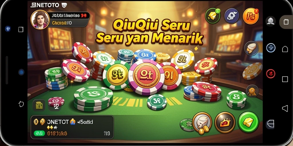 Tampilan gameplay seru dalam JNETOTO QiuQiu.