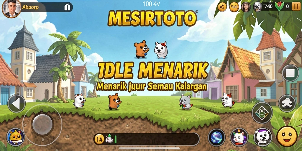 Tampilan gameplay MESIRTOTO yang sederhana dan menarik.