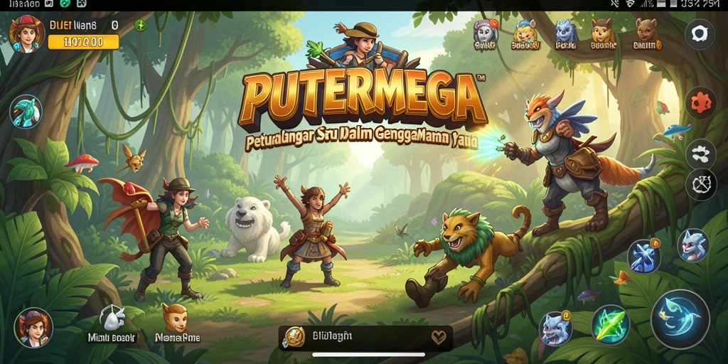 Gameplay PUTERMEGA yang penuh petualangan dan tantangan menarik.