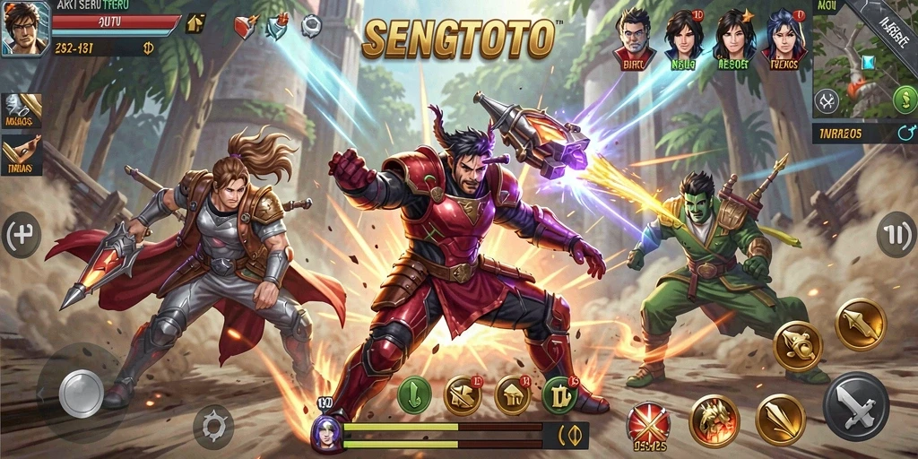 Tampilan gameplay SENGTOTO yang seru dan penuh aksi.