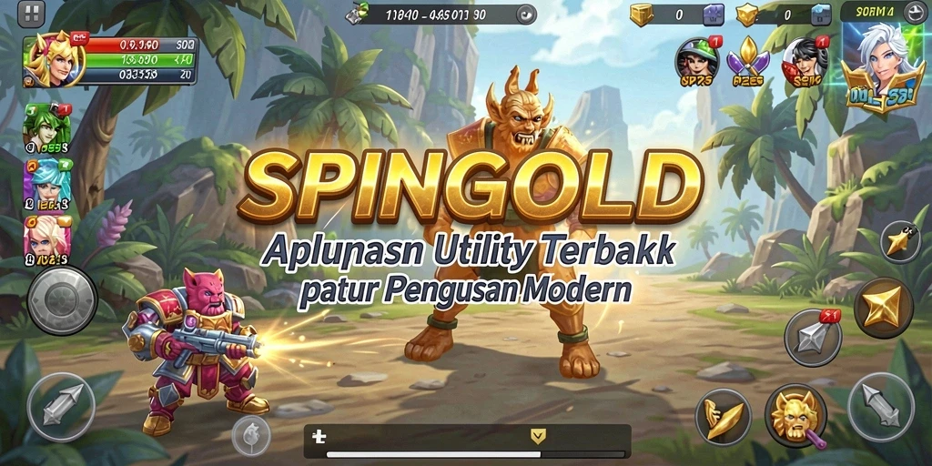 Tampilan antarmuka SPINGOLD yang intuitif dan efisien.