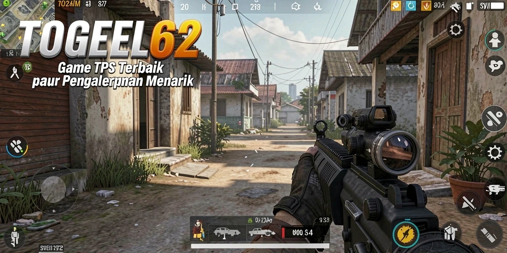Screenshot menunjukkan aksi mendebarkan dalam gameplay TPS TOGEL62.