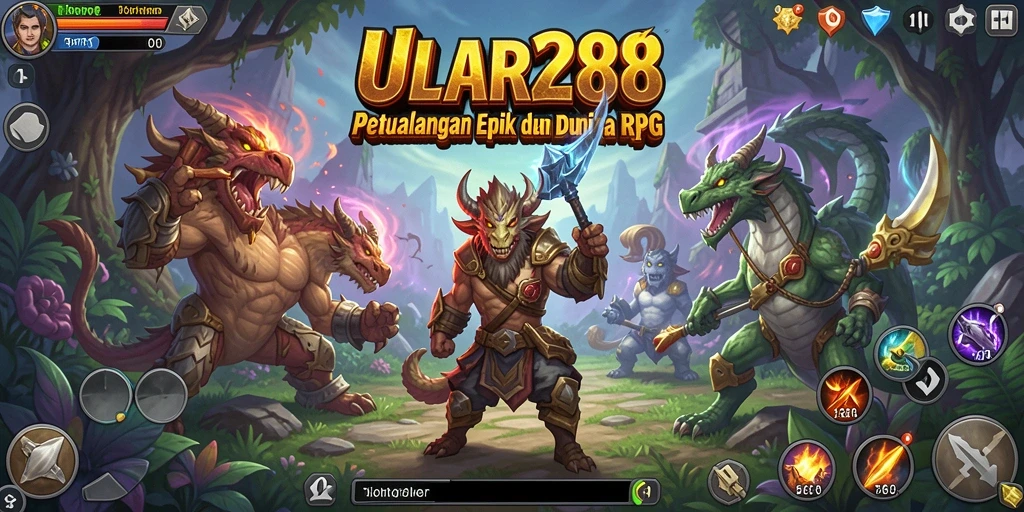 Tampilan menakjubkan dari gameplay RPG di ULAR288.